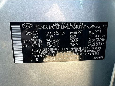 Used 2022 Hyundai Santa Fe Limited AWD/4WD image 31