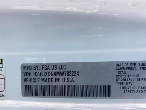 Certified 2021 Jeep Wrangler Unlimited Sport S image 23