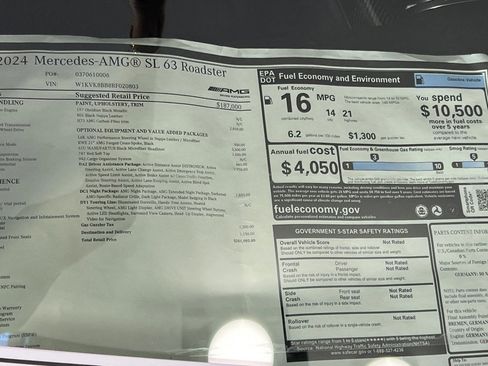 New 2024 Mercedes-Benz SL 63 AMG AMG SL 63 image 29