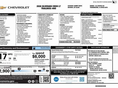 New 2026 Chevrolet Silverado 1500 LT Trail Boss w/ Convenience Package II image 4
