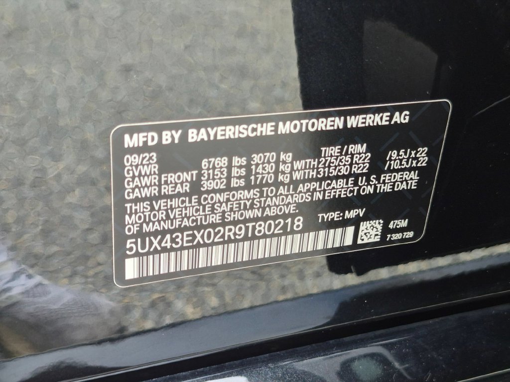 Used 2024 BMW X6 M60i w/ Dynamic Handling Package AWD/4WD image 38