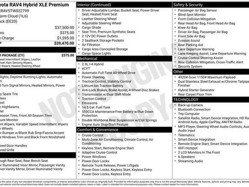 Used 2026 Toyota RAV4 XLE Premium w/ Weather Package AWD/4WD image 2