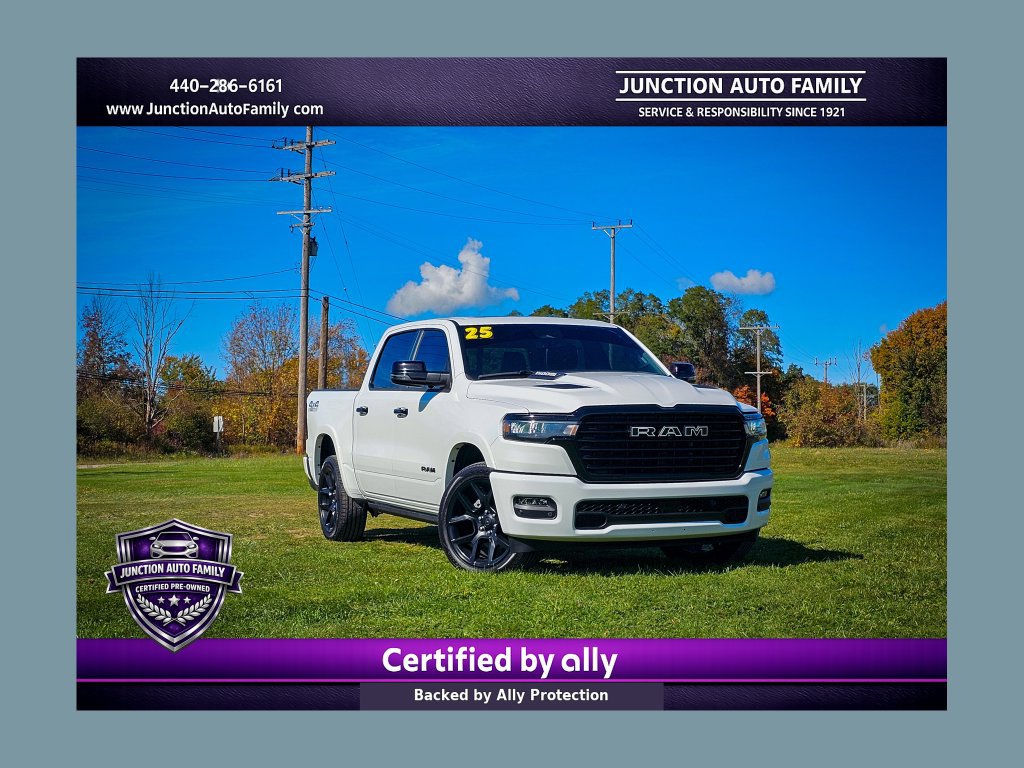 Used 2025 RAM 1500 Laramie w/ Night Edition AWD/4WD 360° Tour