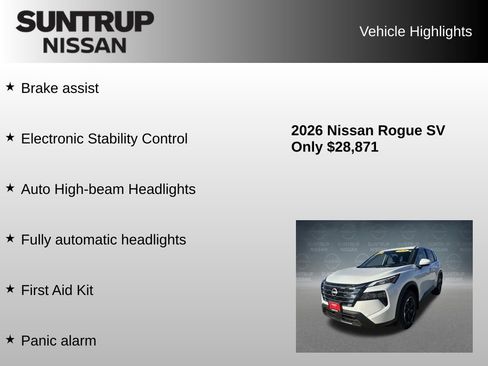 Used 2026 Nissan Rogue SV AWD/4WD image 38