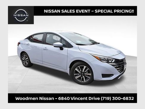 New 2025 Nissan Versa SV w/ Trunk Package FWD image 1
