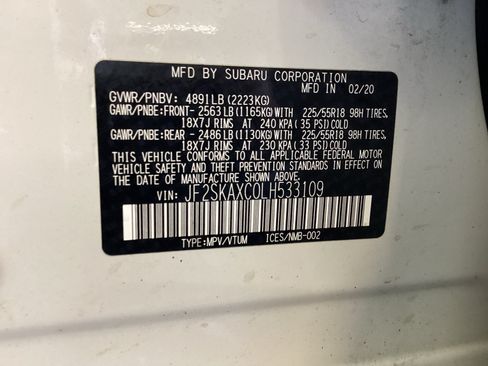 Used 2020 Subaru Forester Touring w/ Popular Package #2 AWD/4WD image 16