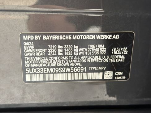 Certified 2025 BMW X7 M60i AWD/4WD image 20