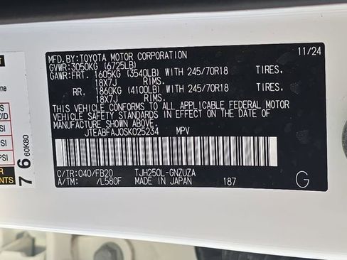 Used 2025 Toyota Land Cruiser 1958 image 34