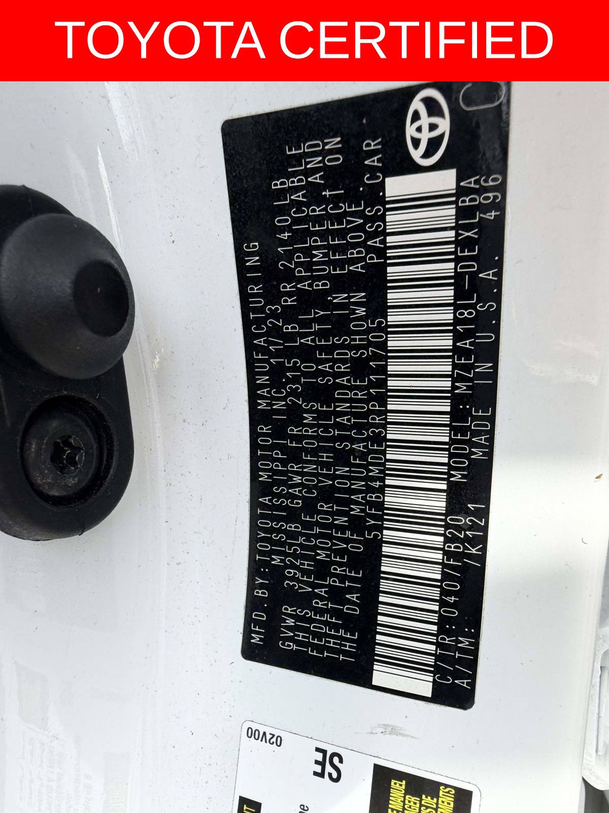 Certified 2024 Toyota Corolla LE FWD image 19