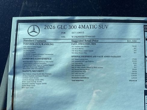 Certified 2026 Mercedes-Benz GLC 300 4MATIC image 12