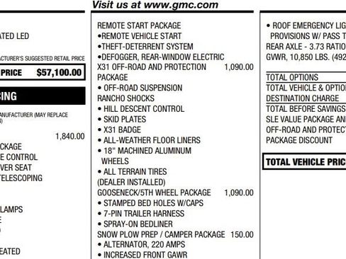 Certified 2025 GMC Sierra 2500 SLE w/ SLE Value Package; AWD/4WD image 2