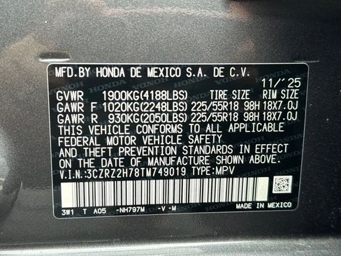 Used 2026 Honda HR-V EX-L image 26