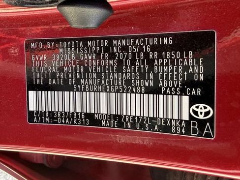 Used 2016 Toyota Corolla LE FWD image 26