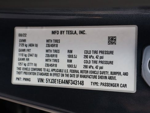 Used 2022 Tesla Model 3 image 59