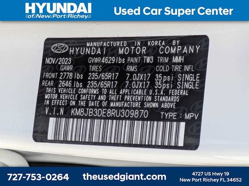 Certified 2024 Hyundai Tucson SEL FWD image 37