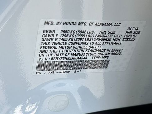 Used 2018 Honda Pilot Touring image 26
