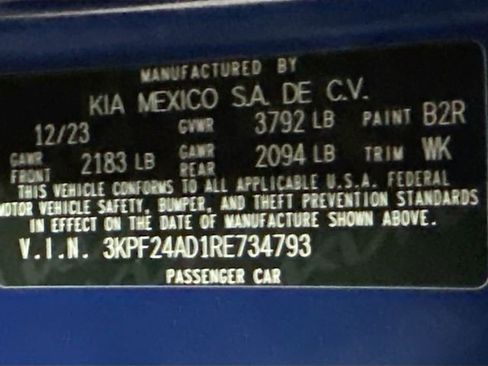 Used 2024 Kia Forte LXS w/ LXS Technology Package image 30