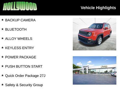 Used 2017 Jeep Renegade Latitude w/ Safety & Security Group FWD image 3