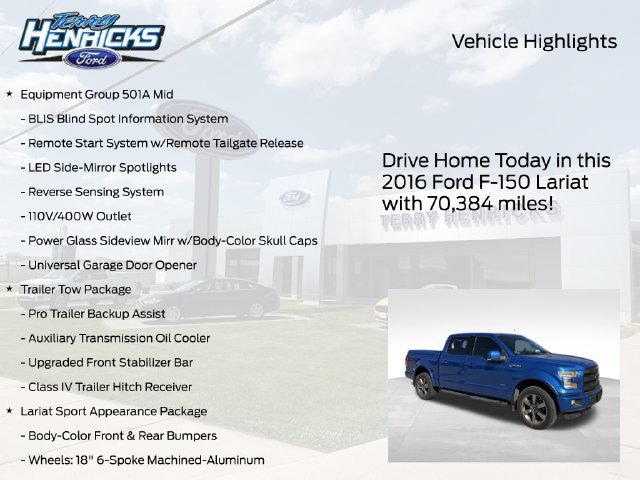 Used 2016 Ford F150 Lariat w/ Equipment Group 501A Mid AWD/4WD image 4