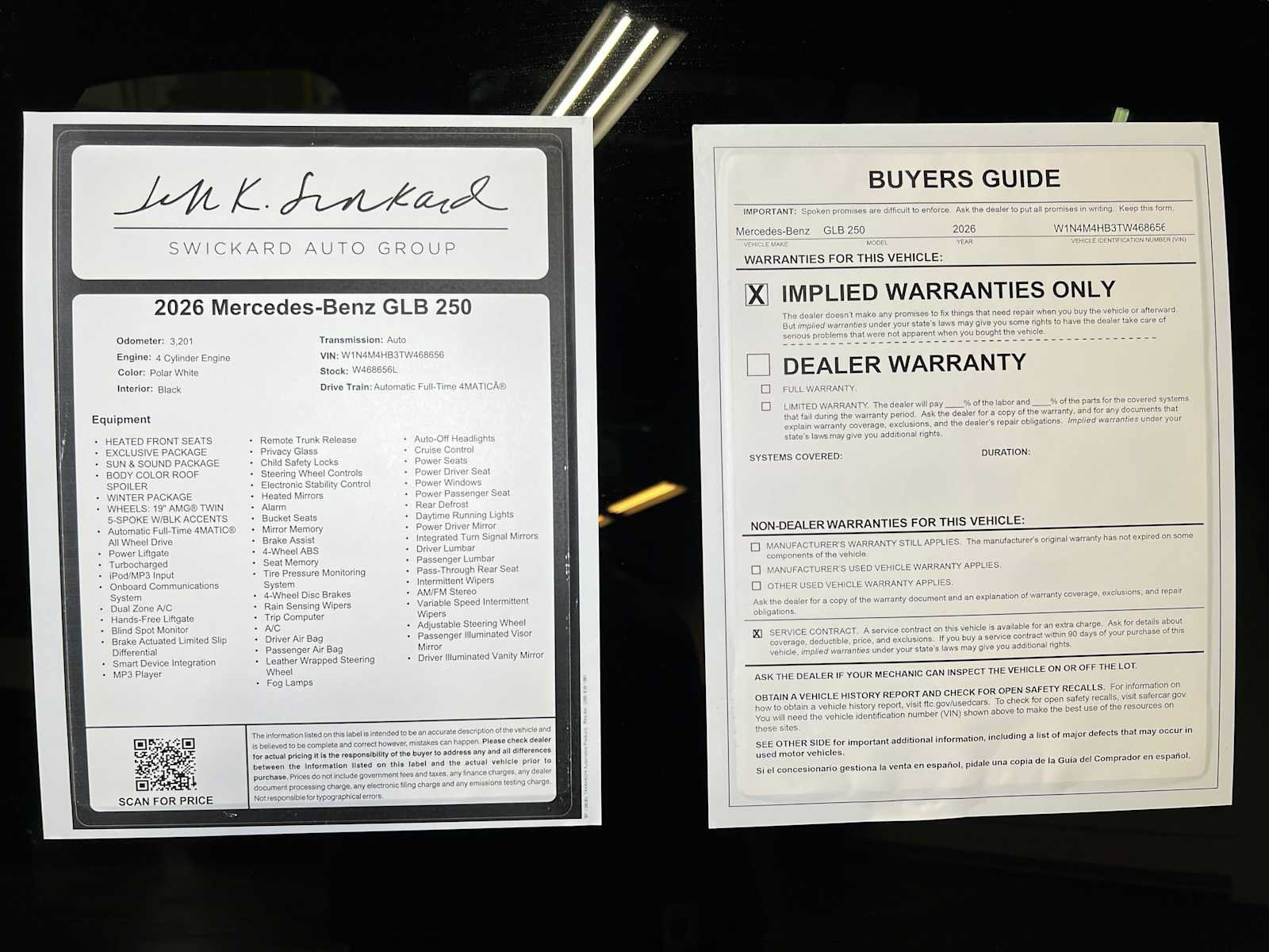 Used 2026 Mercedes-Benz GLB 250 4MATIC image 47
