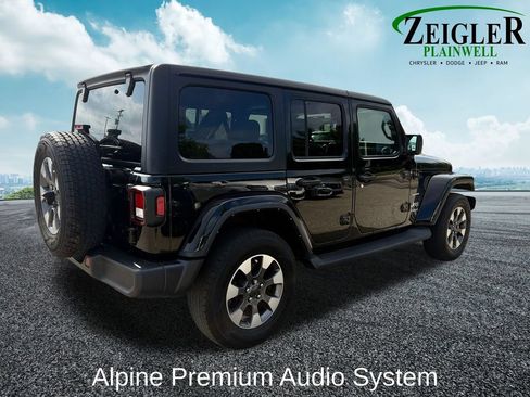 Used 2021 Jeep Wrangler Unlimited Sahara w/ Uconnect 4C Nav & Sound Group AWD/4WD image 6
