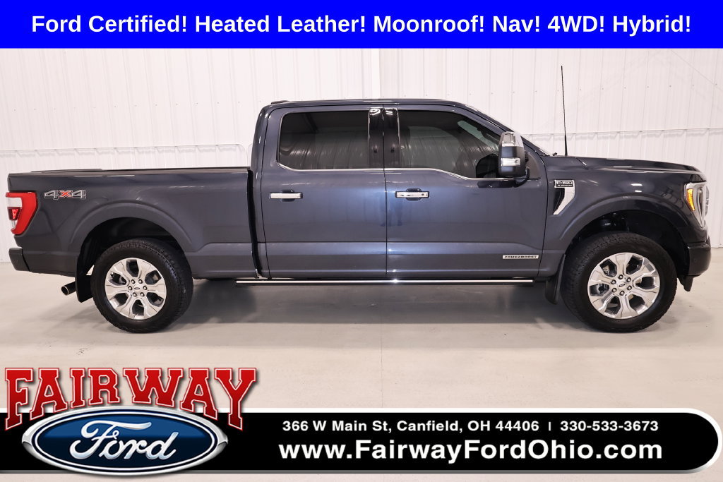 Certified 2022 Ford F150 Platinum w/ Equipment Group 701A High AWD/4WD image 1