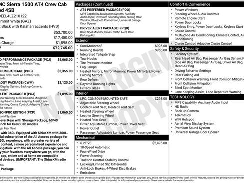 Used 2020 GMC Sierra 1500 AT4 w/ Off-Road Performance Package AWD/4WD image 7