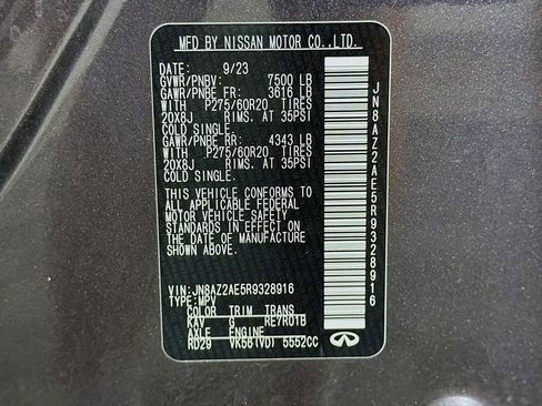 Used 2024 INFINITI QX80 Luxe AWD/4WD image 37