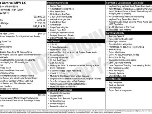 Used 2024 Kia Carnival LX image 6