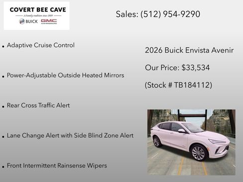 New 2026 Buick Envista Sport Touring FWD image 12