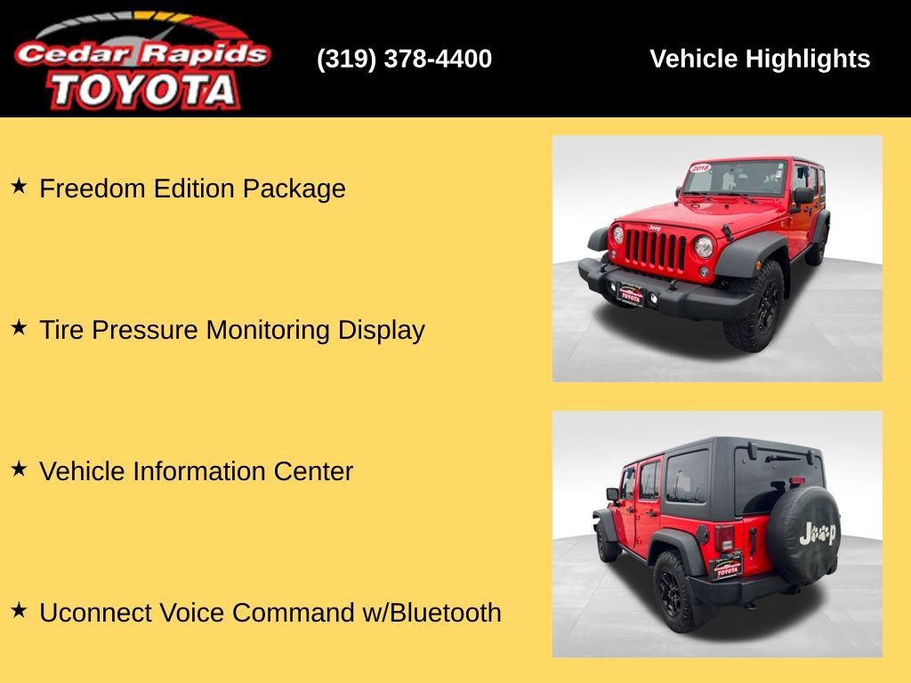 Used 2018 Jeep Wrangler Unlimited Sport S AWD/4WD image 21