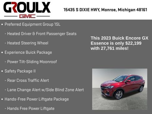Used 2023 Buick Encore GX Essence w/ Experience Buick Package FWD image 8