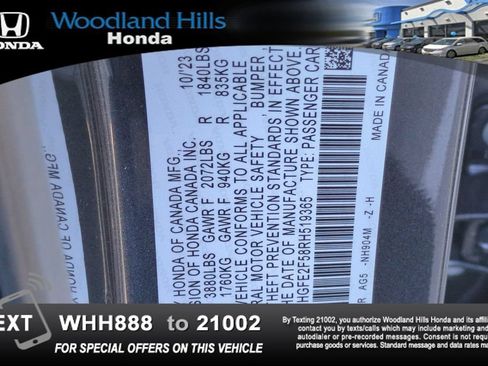 Used 2024 Honda Civic Sport image 26