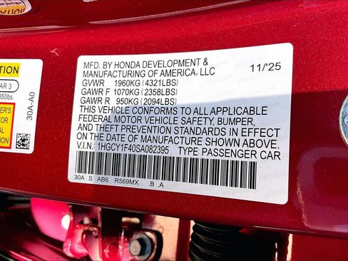 New 2025 Honda Accord SE image 19