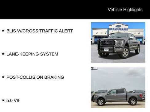Certified 2022 Ford F150 Platinum w/ Equipment Group 701A High AWD/4WD image 6