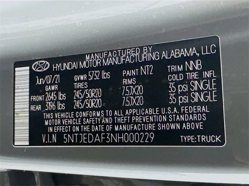 Used 2022 Hyundai Santa Cruz Limited image 16