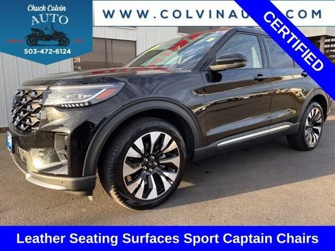Certified 2025 Ford Explorer Platinum w/ LUX Leather Package image 2