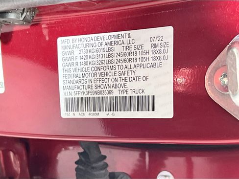 Used 2022 Honda Ridgeline RTL image 31