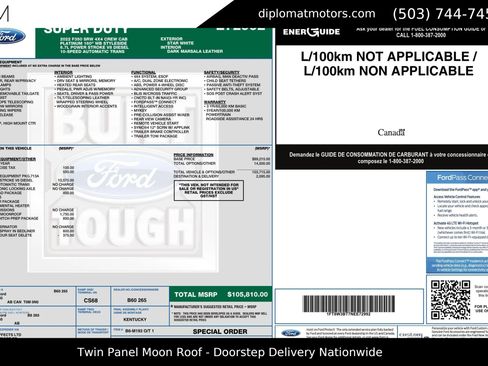 Used 2022 Ford F350 Platinum image 2