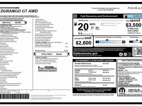 Certified 2025 Dodge Durango GT image 4