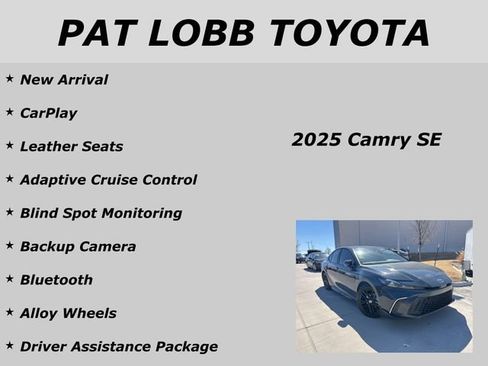 Used 2025 Toyota Camry SE w/ Convenience Package image 16