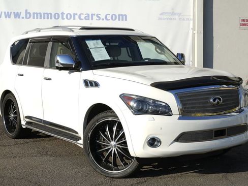 Used 2012 INFINITI QX56 4WD w/ Deluxe Touring Pkg image 1
