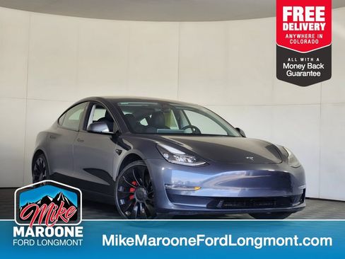Used 2022 Tesla Model 3 Performance AWD/4WD image 1