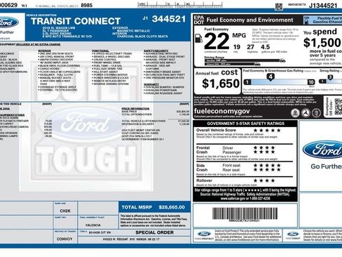 Used 2018 Ford Transit Connect XL FWD image 7