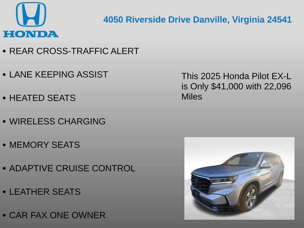 Used 2025 Honda Pilot EX-L image 12