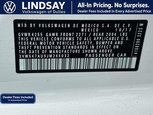 Used 2018 Volkswagen GTI SE w/ SE Leather Package FWD image 26