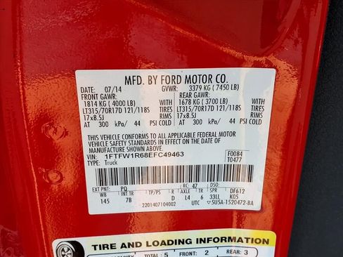 Used 2014 Ford F150 Raptor w/ Exterior Graphics Package image 24