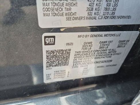 Used 2021 GMC Sierra 1500 SLT w/ SLT Premium Plus Package AWD/4WD image 7
