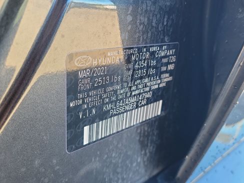 Certified 2021 Hyundai Sonata SEL w/ Preferred Accessory Package image 29