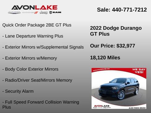 Used 2022 Dodge Durango GT image 18